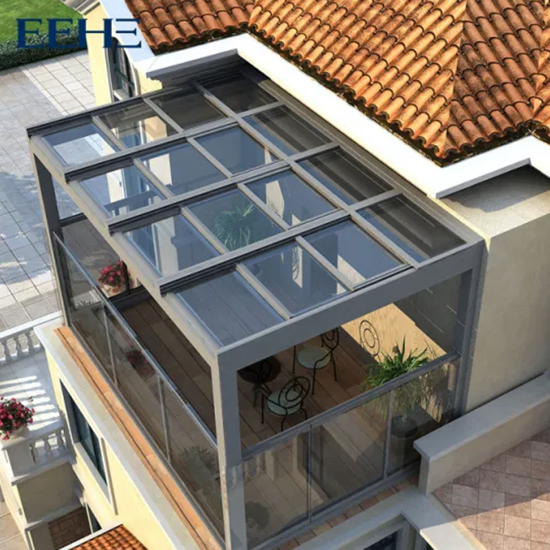 Toughened Glass Pergola Works in Chennai