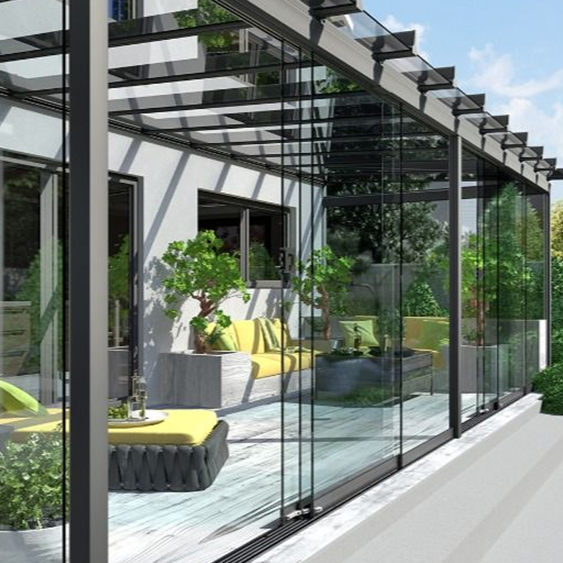 Toughened Glass Pergola Works in Chennai